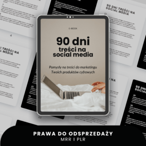 90 Dni Treści Na Social Media E-book