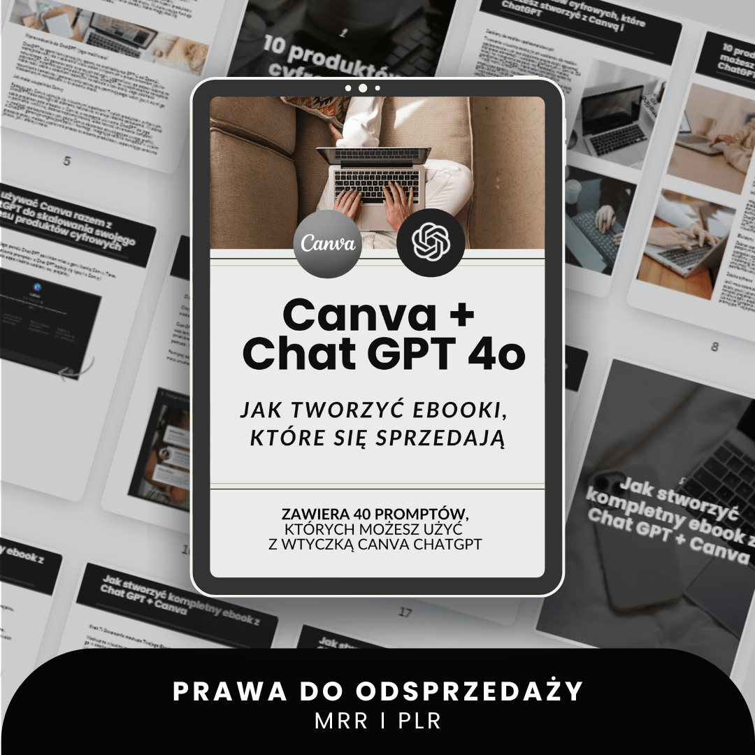 Jak Tworzyć E-Booki z Canva + Chat GPT (MRR i PLR)