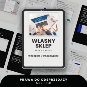 Własny sklep na Wordpress Woocomerce E-book (MRR i PLR)