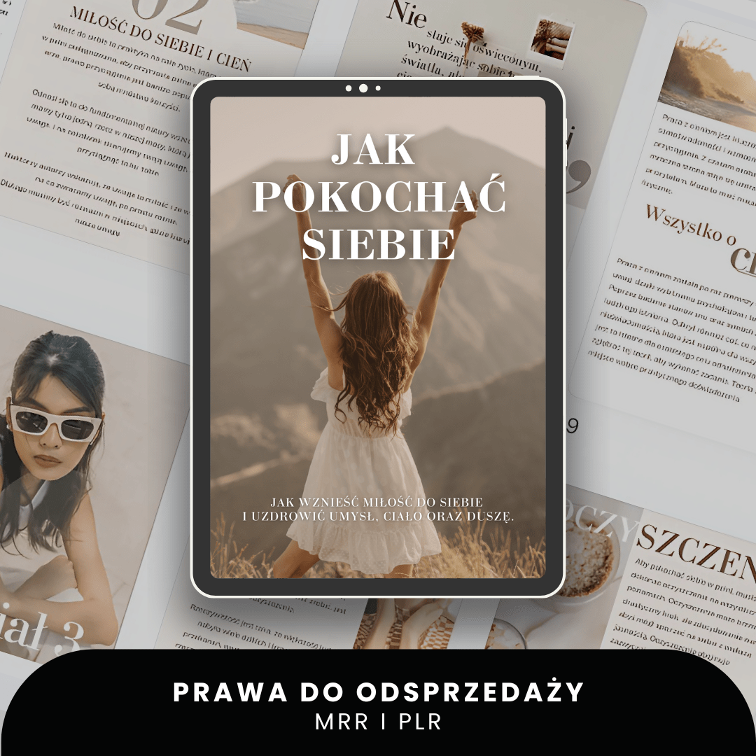 Jak Pokochać Siebie E-book (MRR i PLR)