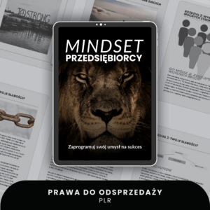 Mindset Przedsiębiorcy E-book z Prawem Do Rebrandingu i Odsprzedaży (PLR)