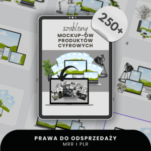 Mockupy Produktów Cyfrowych Szablony (MRR i PLR)